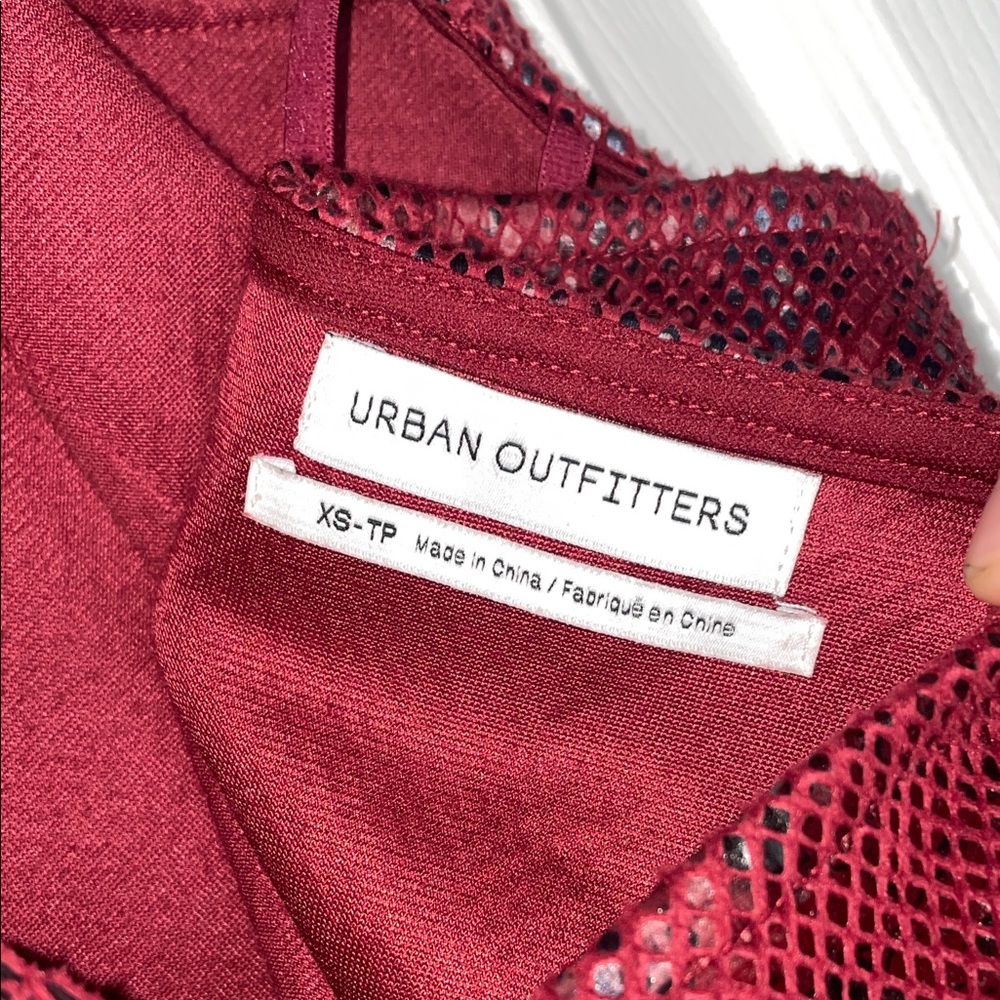 Urban Outfitters Burgundy Mini Dress - Picture 2 of 3